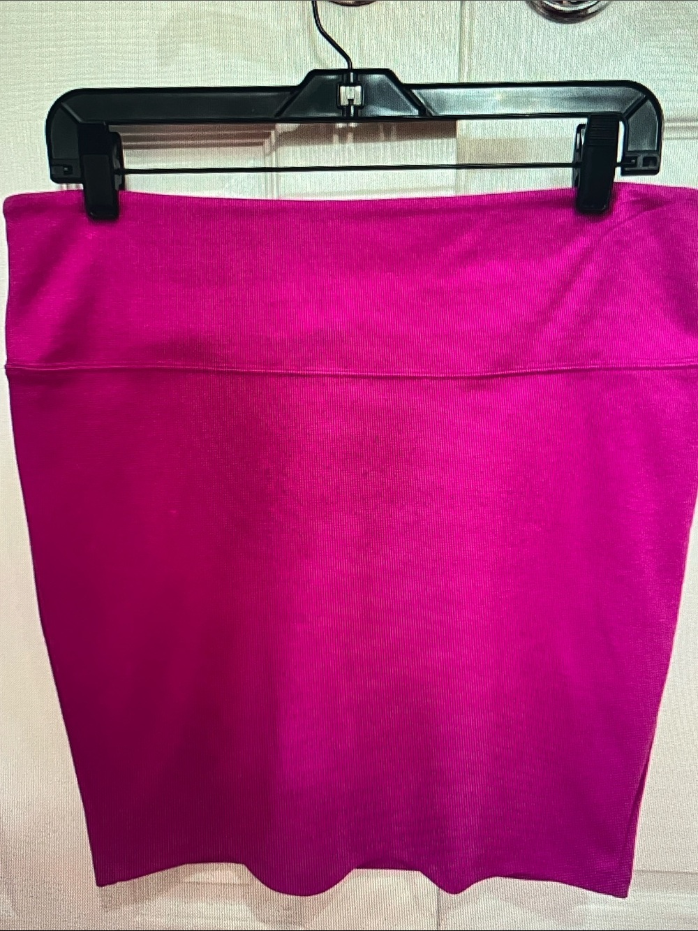 Xhilaration Fuchsia Knit Pencil Skirt